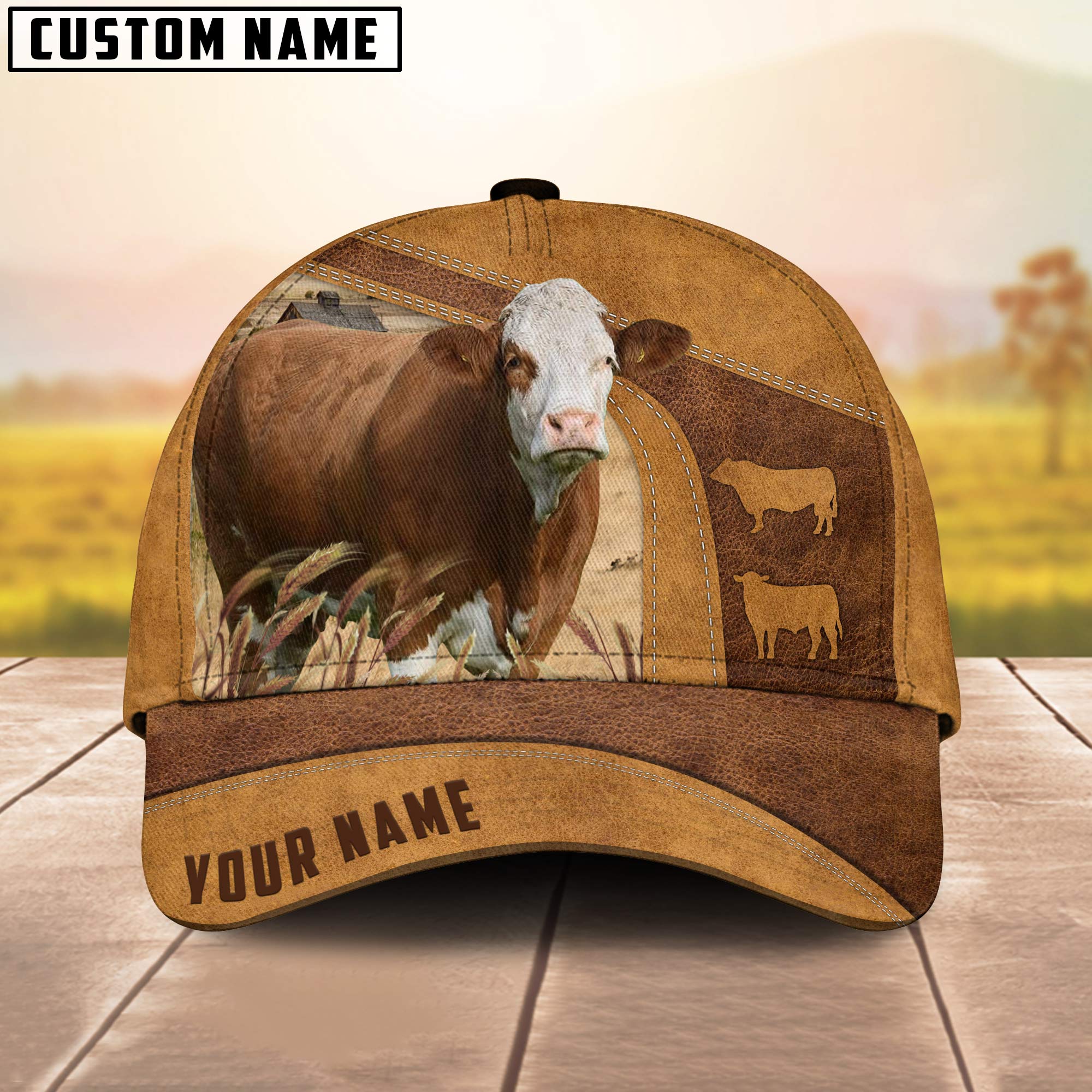 Simmental Custom Name Cap/ Cattle Hat/ Farm Baseball Hat/ Cap Hat For Farmer Farm Lover