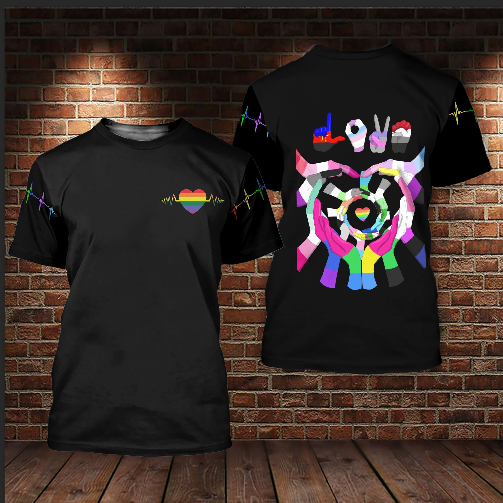 Pansexual Pride Shirt/ LGBT Love Always Wins/ Shirts For LGBT Pride Month/ Bisexual Shirt