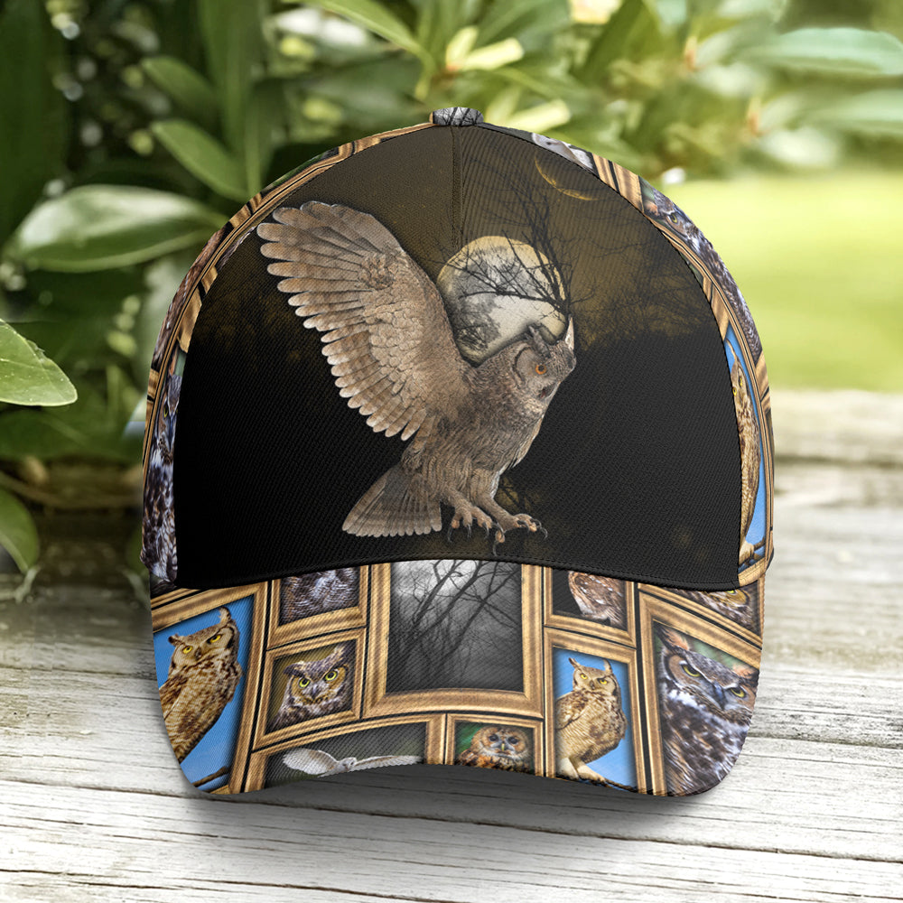 Cute Owl 3D Style Printed Baseball Cap Coolspod