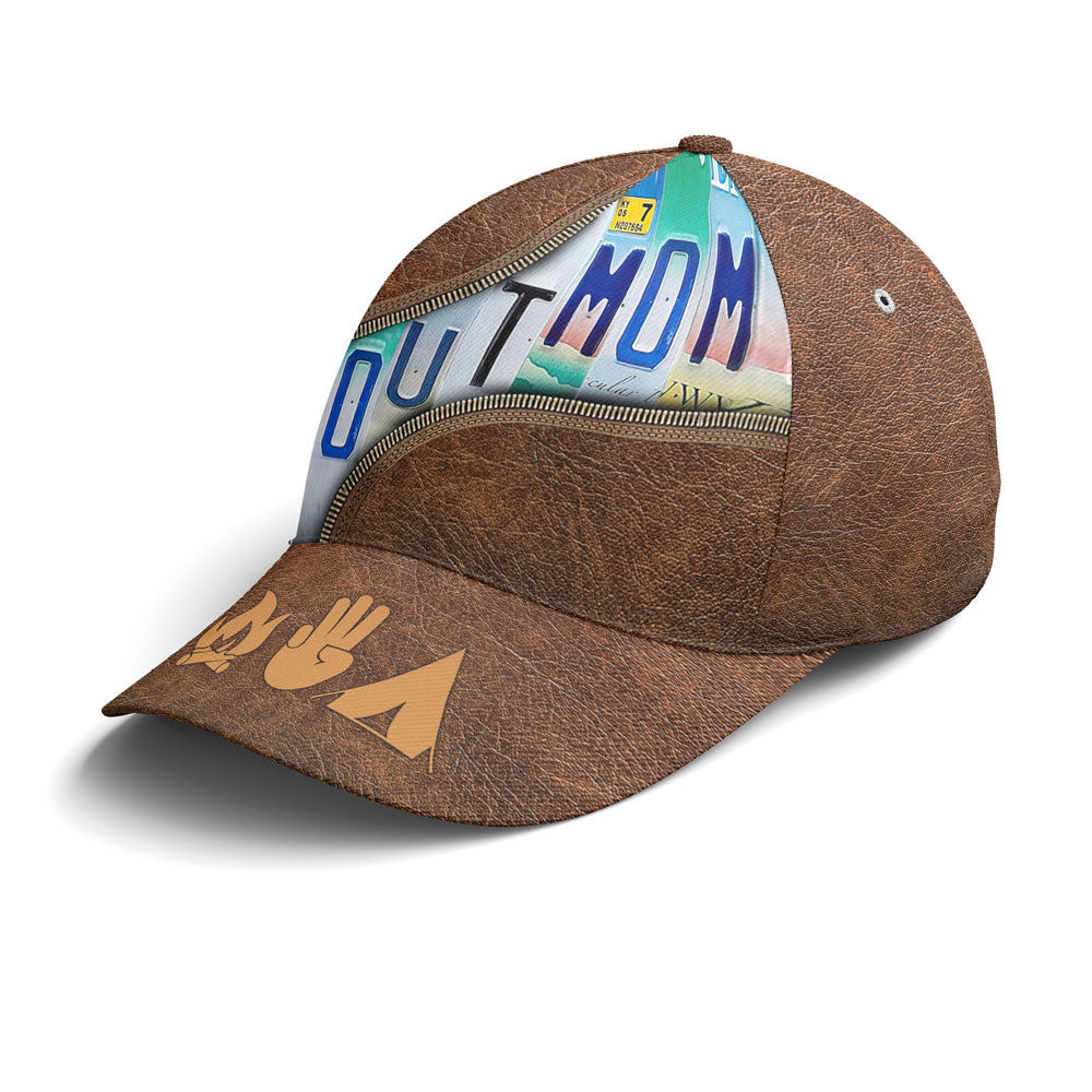 Scout Mom Leather Style Baseball Cap Coolspod