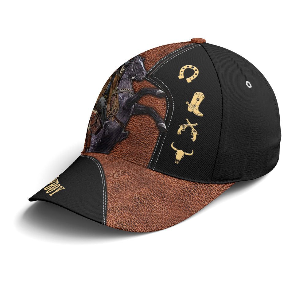 Baseball Cap For Cowboys Classic Leather Coolspod