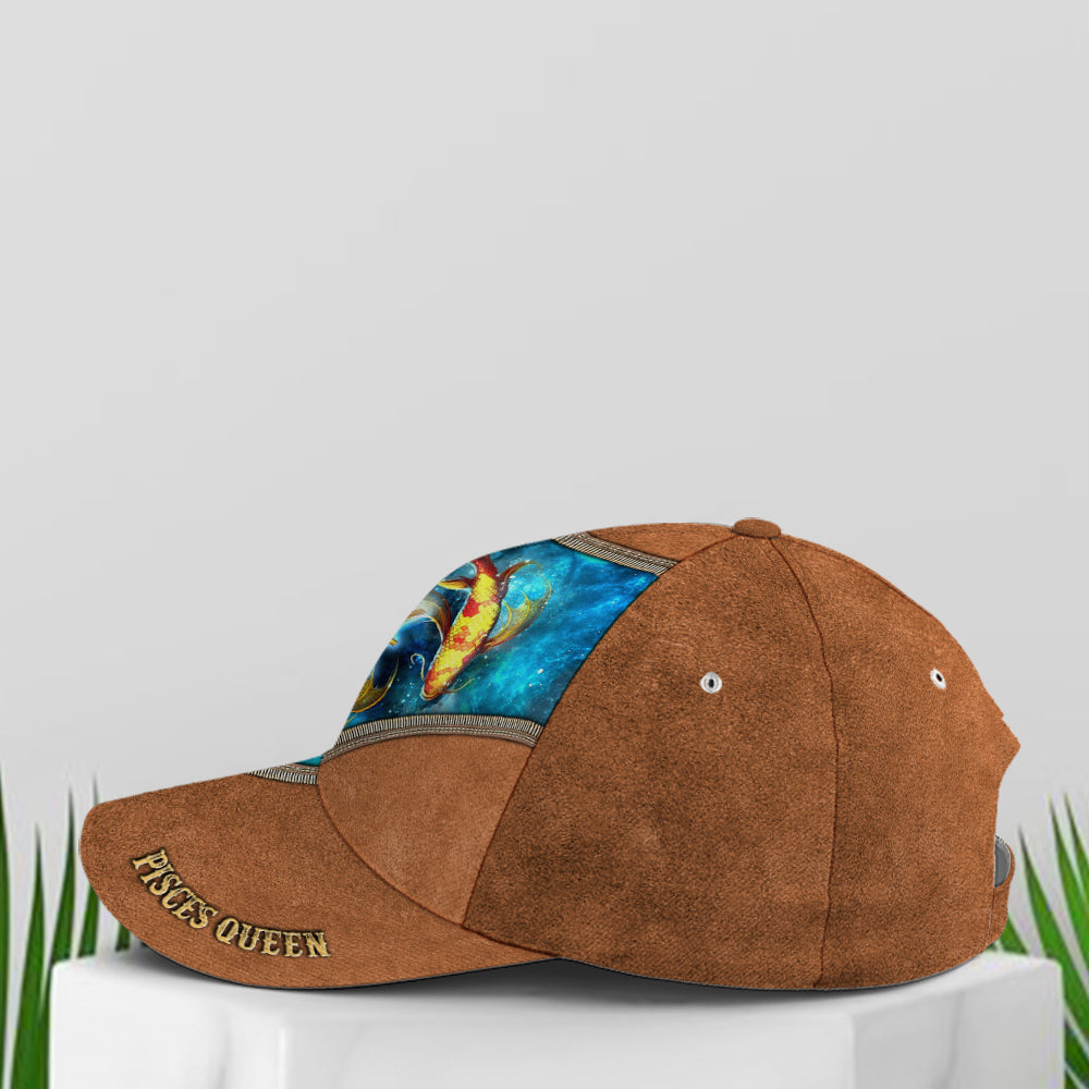 Baseball Cap For Pisces Queen Classic Leather Coolspod