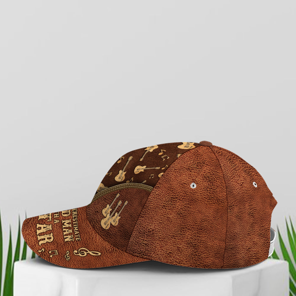 Baseball Cap For Guitar Lovers Classic Leather Coolspod
