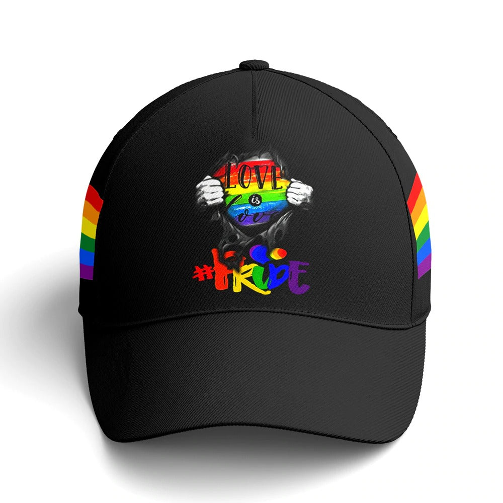 LGBTQ Pride Baseball Cap/ I Don