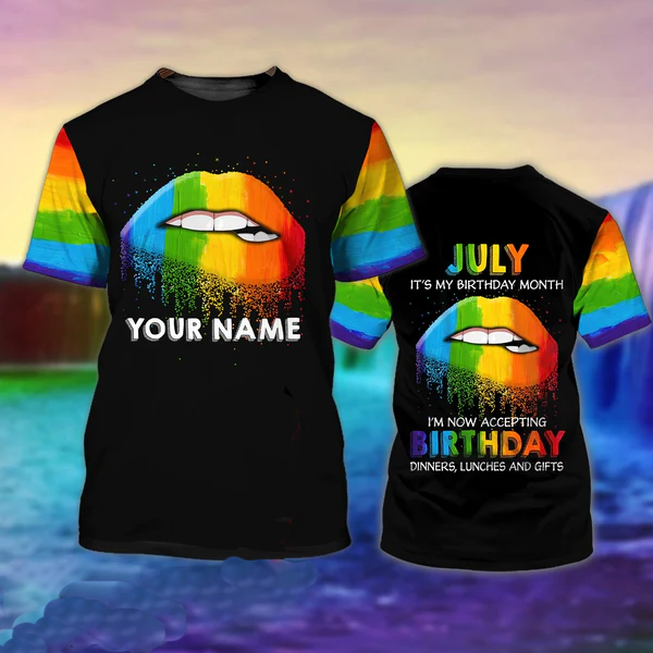 Personalized With Name Birthday Gifts For Gay Men In July/ Lesbian Birthday July Gift