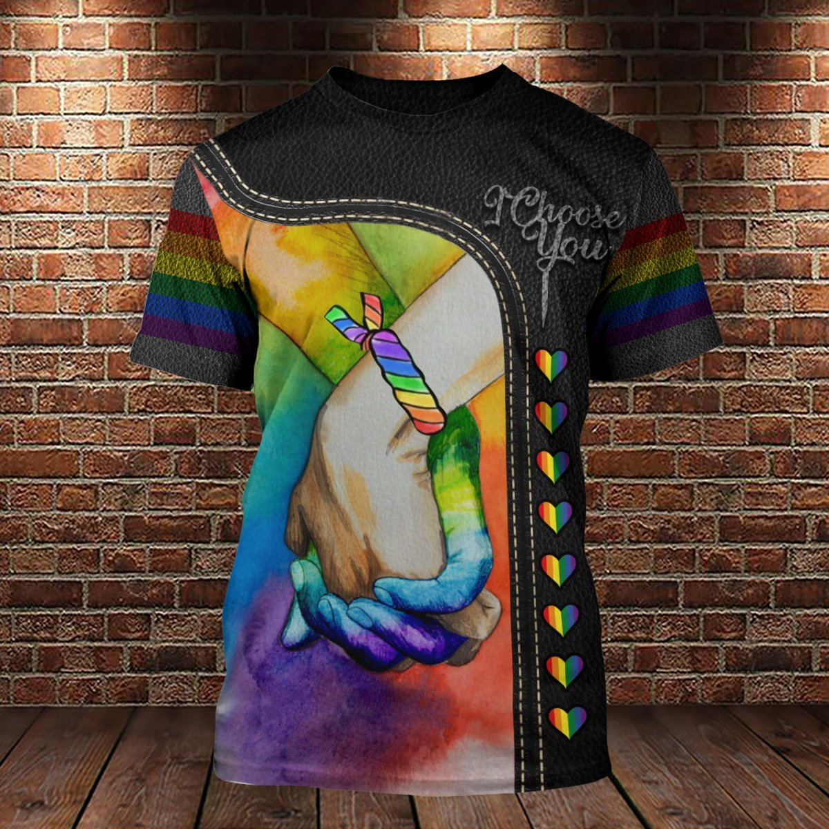 LGBT I Choose You 3D Shirts For LGBT Community/ Bisexual Shirts For LGBT History Month