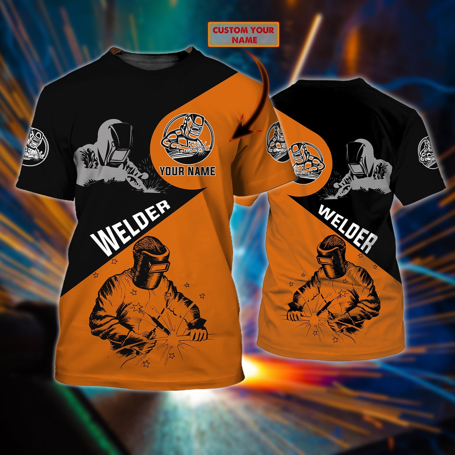 3D All Over Print Welder T Shirt/ Personalized Welding Shirts Men And Women/ Welder Birthday Gift