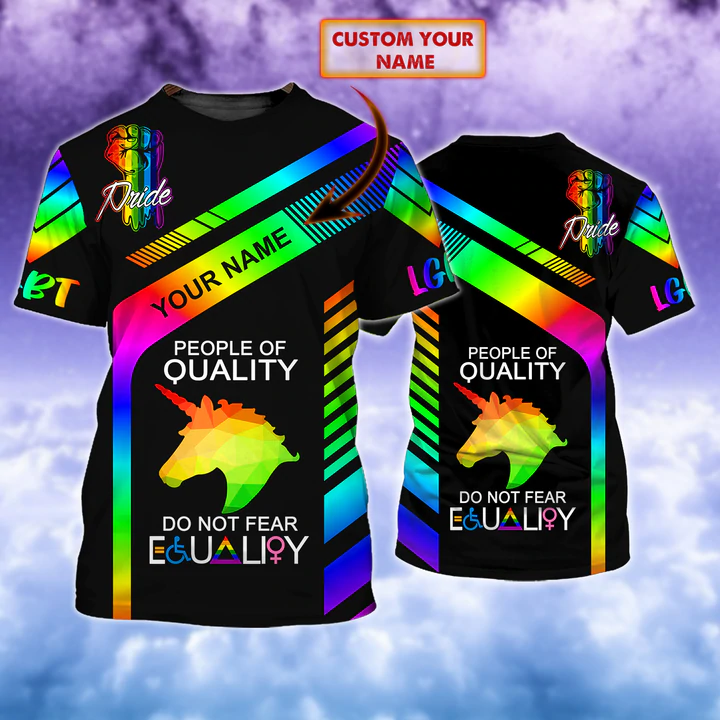 Custom Equality Shirt/ Pride LGBT History Month/ Gift For Equality Communication
