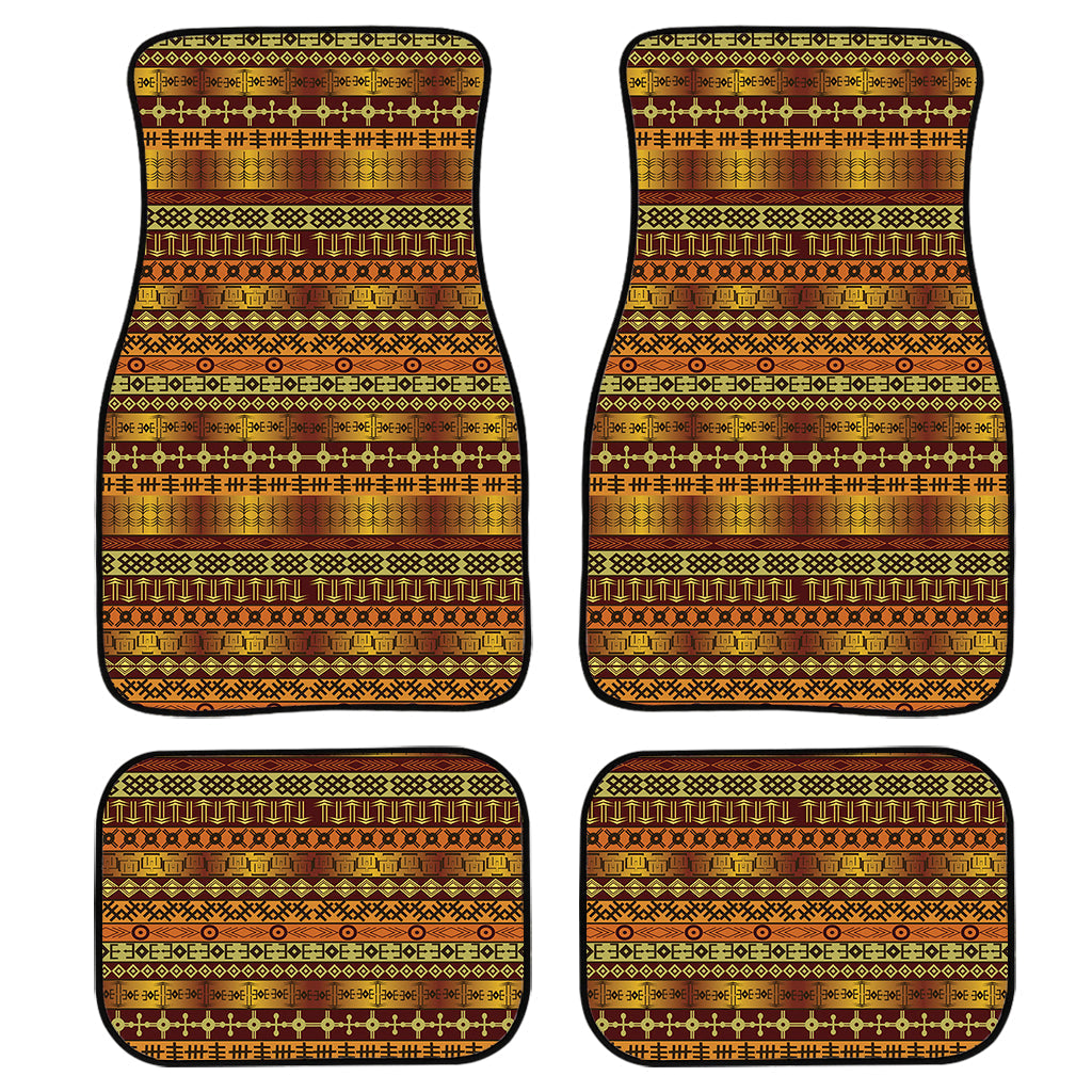 Native African Tribal Pattern Print Front And Back Car Floor Mats/ Front Car Mat