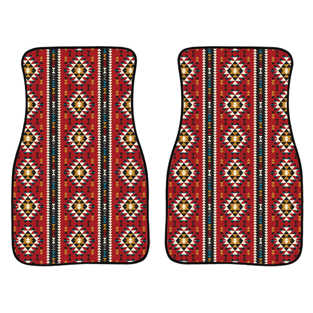 Native American Tribal Pattern Print Front And Back Car Floor Mats/ Front Car Mat