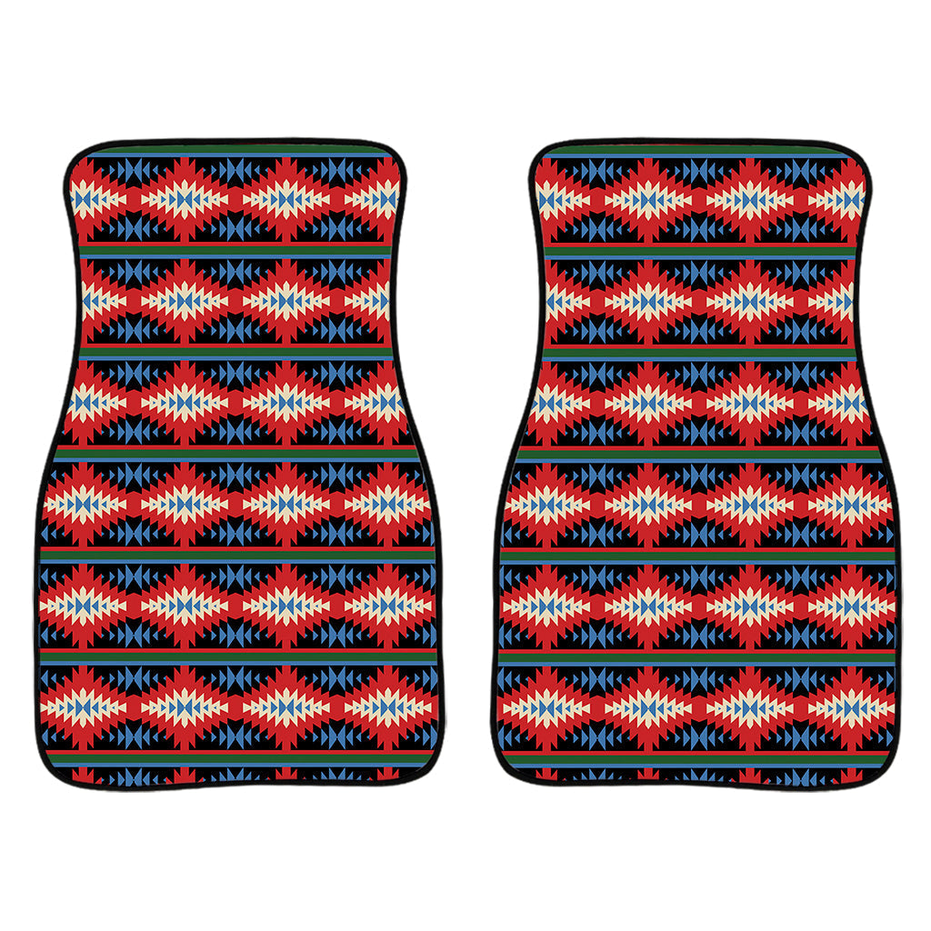 Native Navajo Pattern Print Front And Back Car Floor Mats/ Front Car Mat