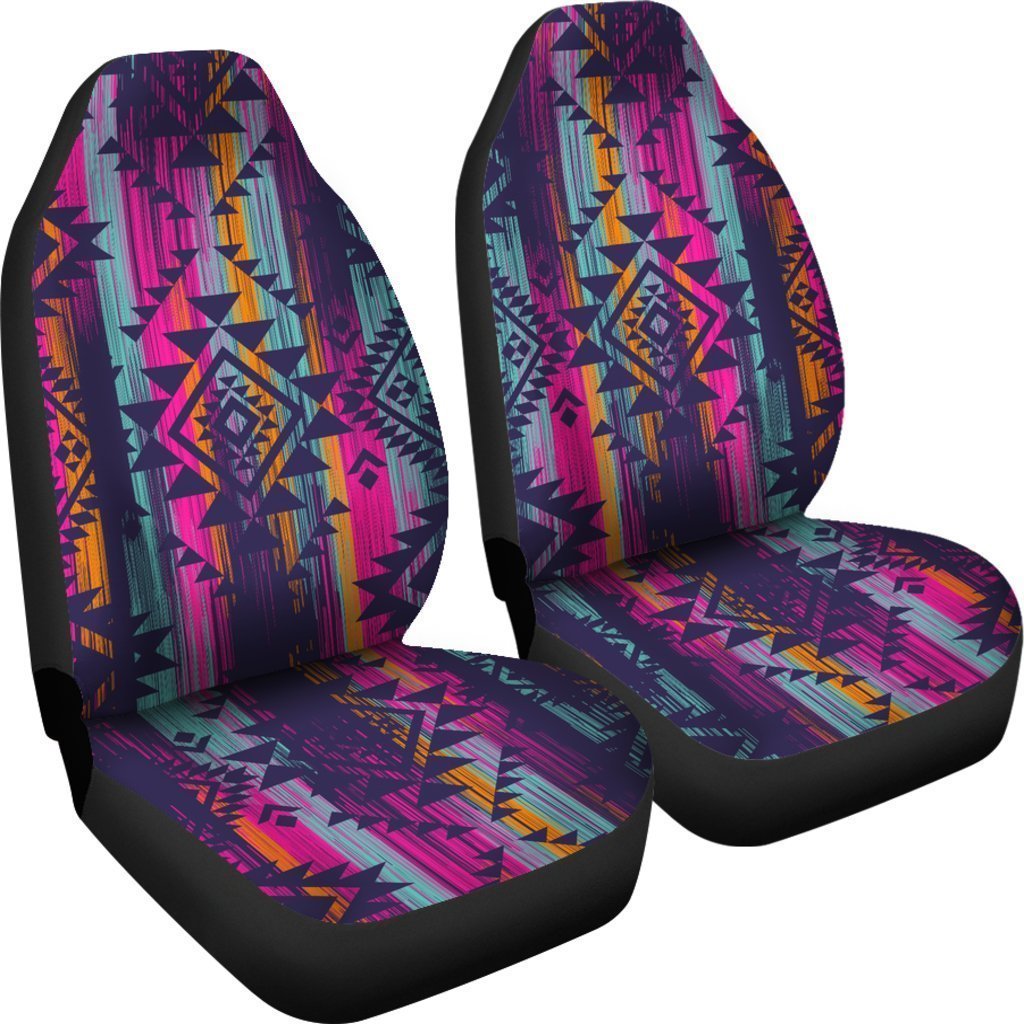 Native Tribal Aztec Pattern Print Universal Fit Car Seat Covers