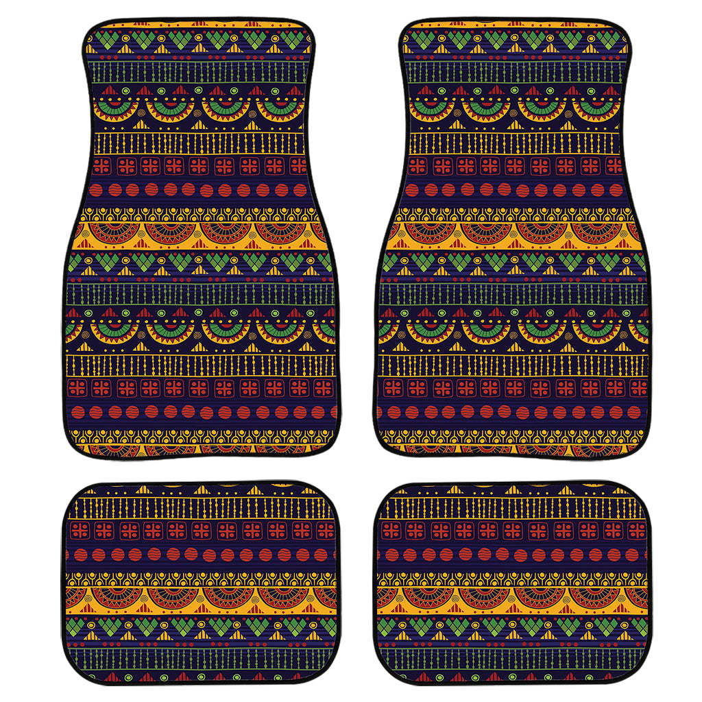 Native Tribal Indian Pattern Print Front And Back Car Floor Mats/ Front Car Mat