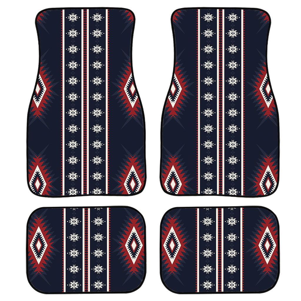 Native Tribal Navajo Pattern Print Front And Back Car Floor Mats/ Front Car Mat