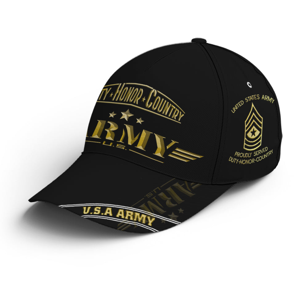 Duty Honor Country Army Baseball Cap Coolspod