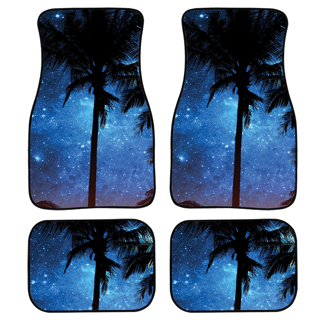 Night Sunset Sky And Palm Trees Print Front And Back Car Floor Mats/ Front Car Mat