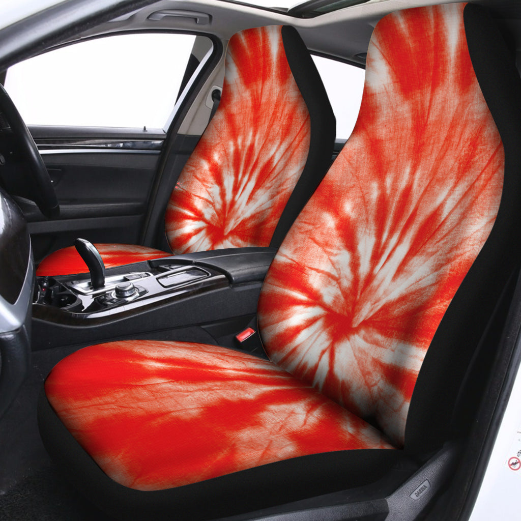 Orange Tie Dye Print Universal Fit Car Seat Covers