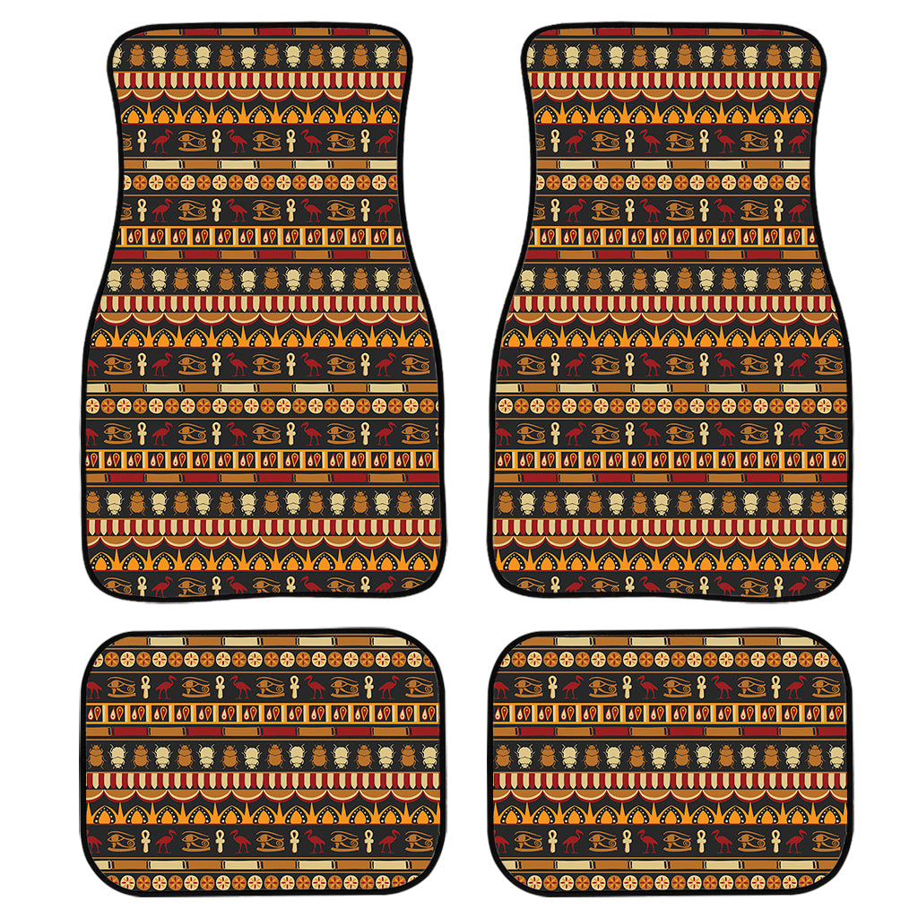Ornament Egyptian Pattern Print Front And Back Car Floor Mats/ Front Car Mat