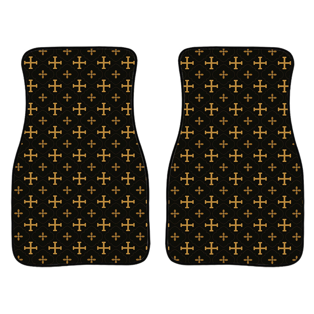 Orthodox Christian Pattern Print Front And Back Car Floor Mats/ Front Car Mat