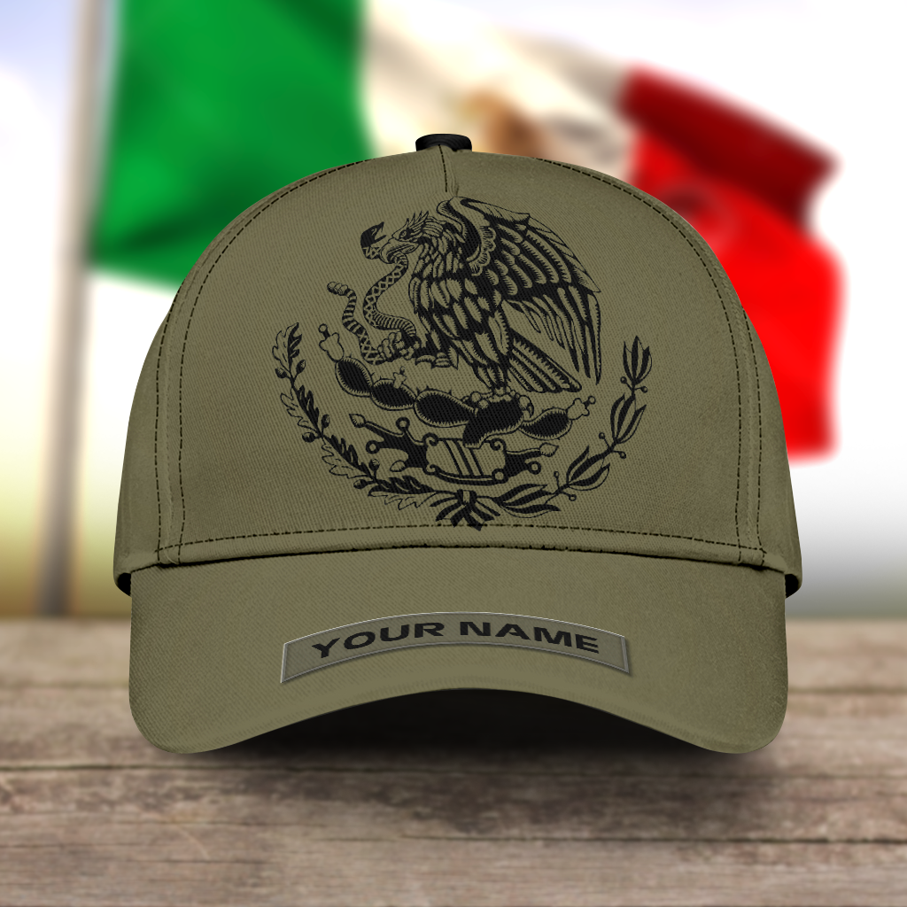 3D All Over Printed Mexican Baseball Classic Cap Hat/ Custom Name Cool Mexico Cap Hat