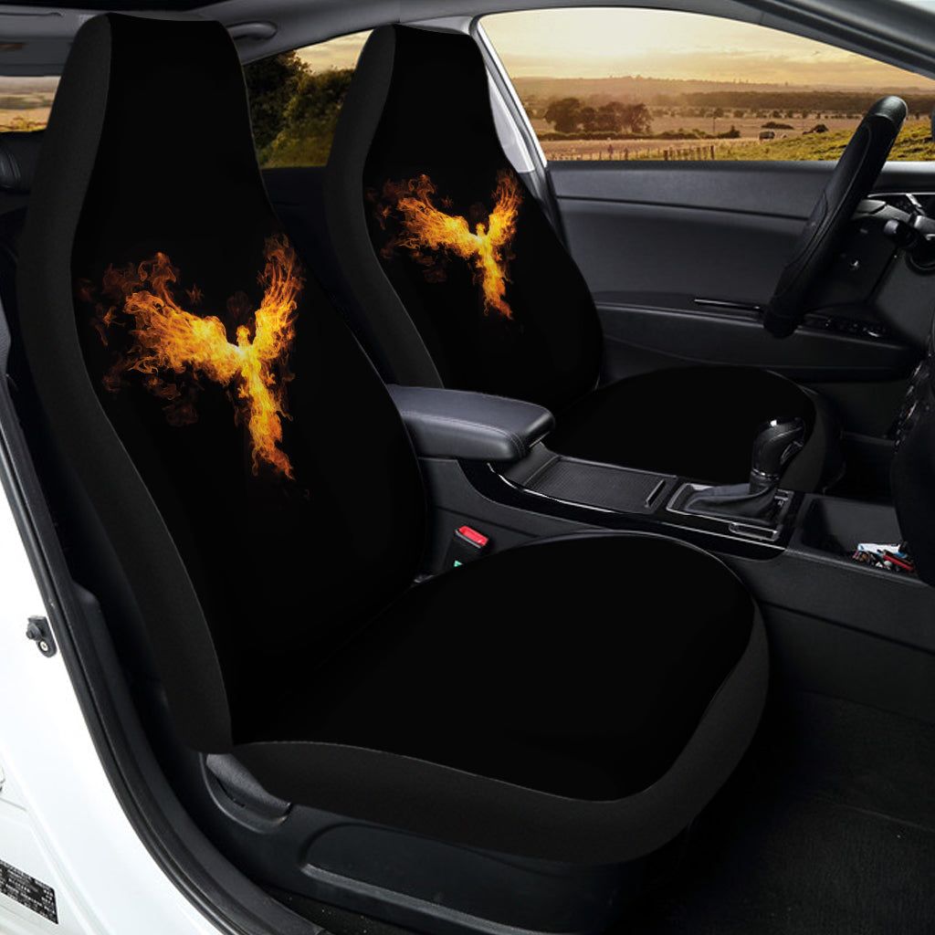 Phoenix Firebird Print Universal Fit Car Seat Covers/ Fire Bird Front Carseat Covers