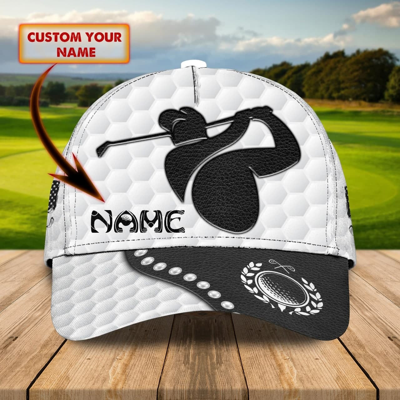 Custom 3D All Over Print Caps For Dad Golfer/ Father Day Gift For Golfer/ Golf Dad Gifts/ Golf Daddy