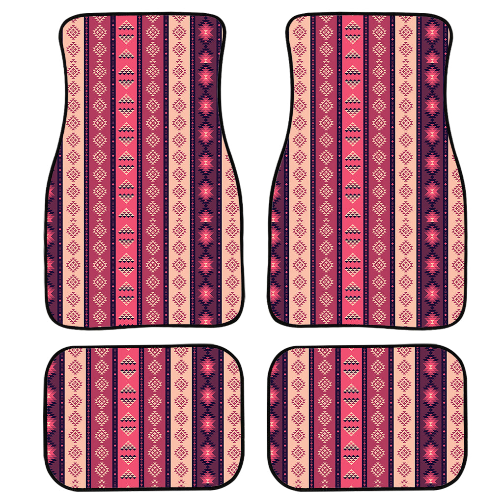 Pink And Purple Southwestern Print Front And Back Car Floor Mats/ Front Car Mat