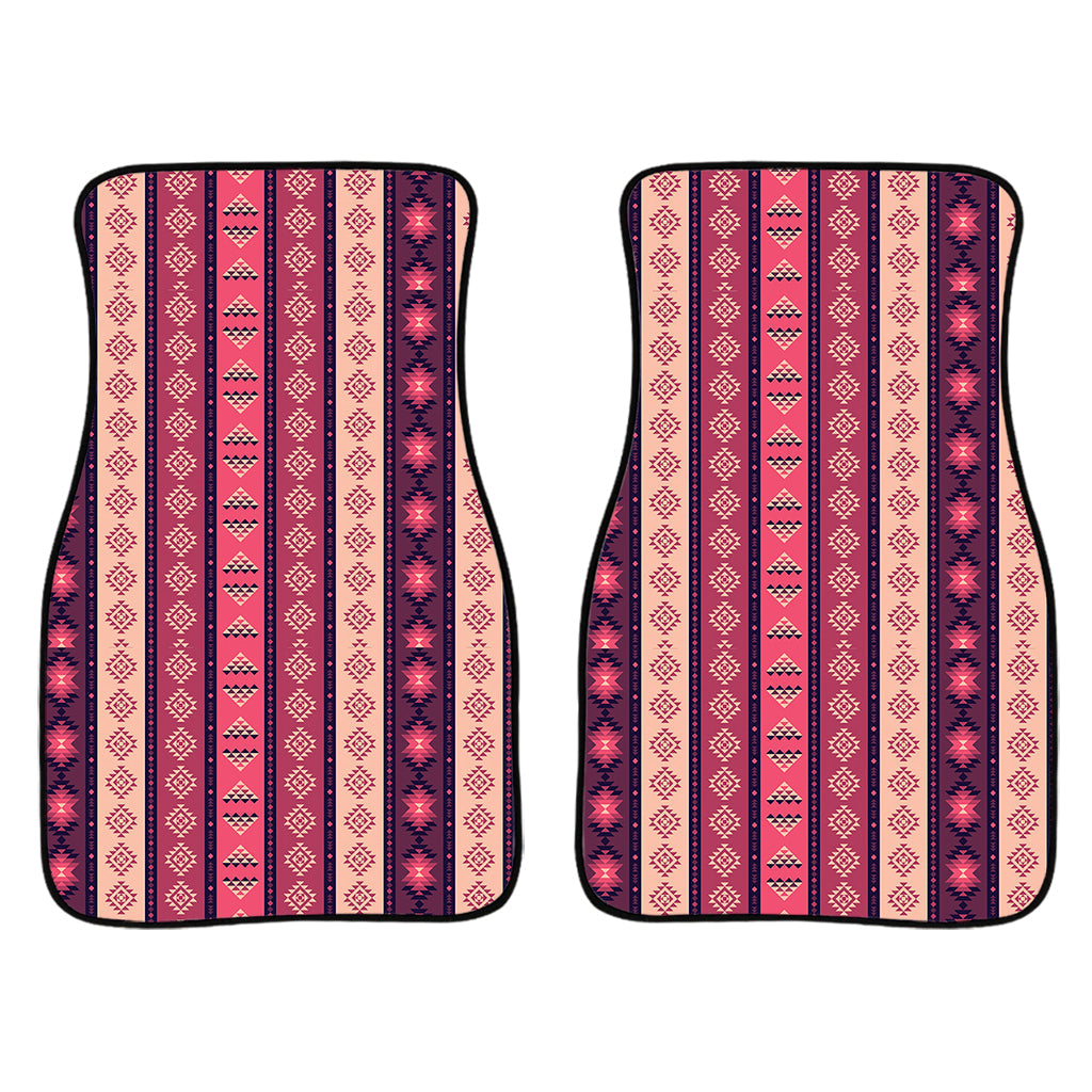 Pink And Purple Southwestern Print Front And Back Car Floor Mats/ Front Car Mat