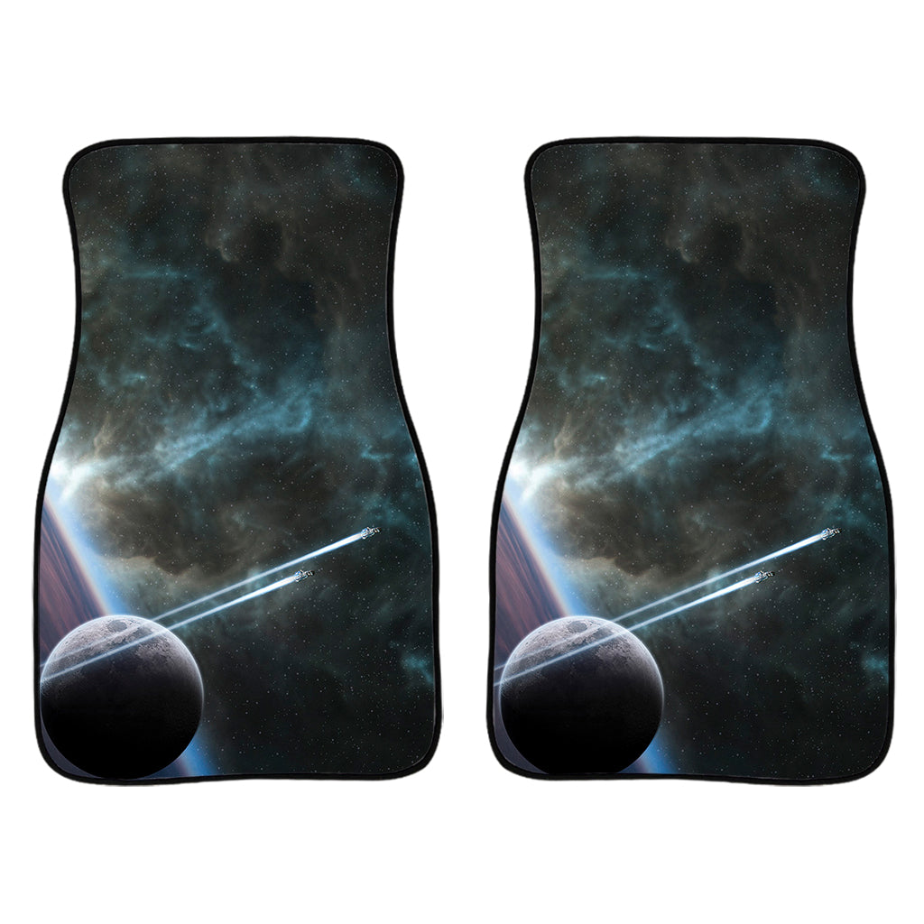 Planet And Space Print Front And Back Car Floor Mats/ Front Car Mat