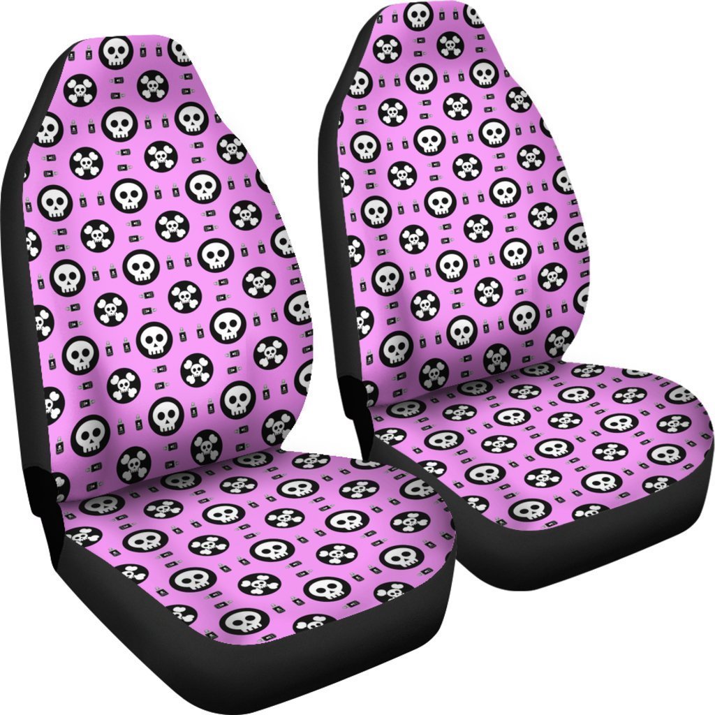 Poison Skull Universal Fit Car Seat Covers