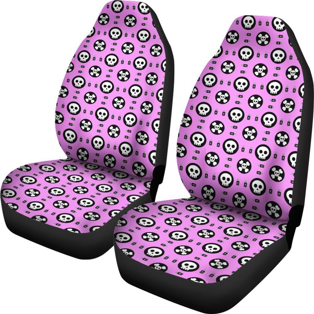 Poison Skull Universal Fit Car Seat Covers