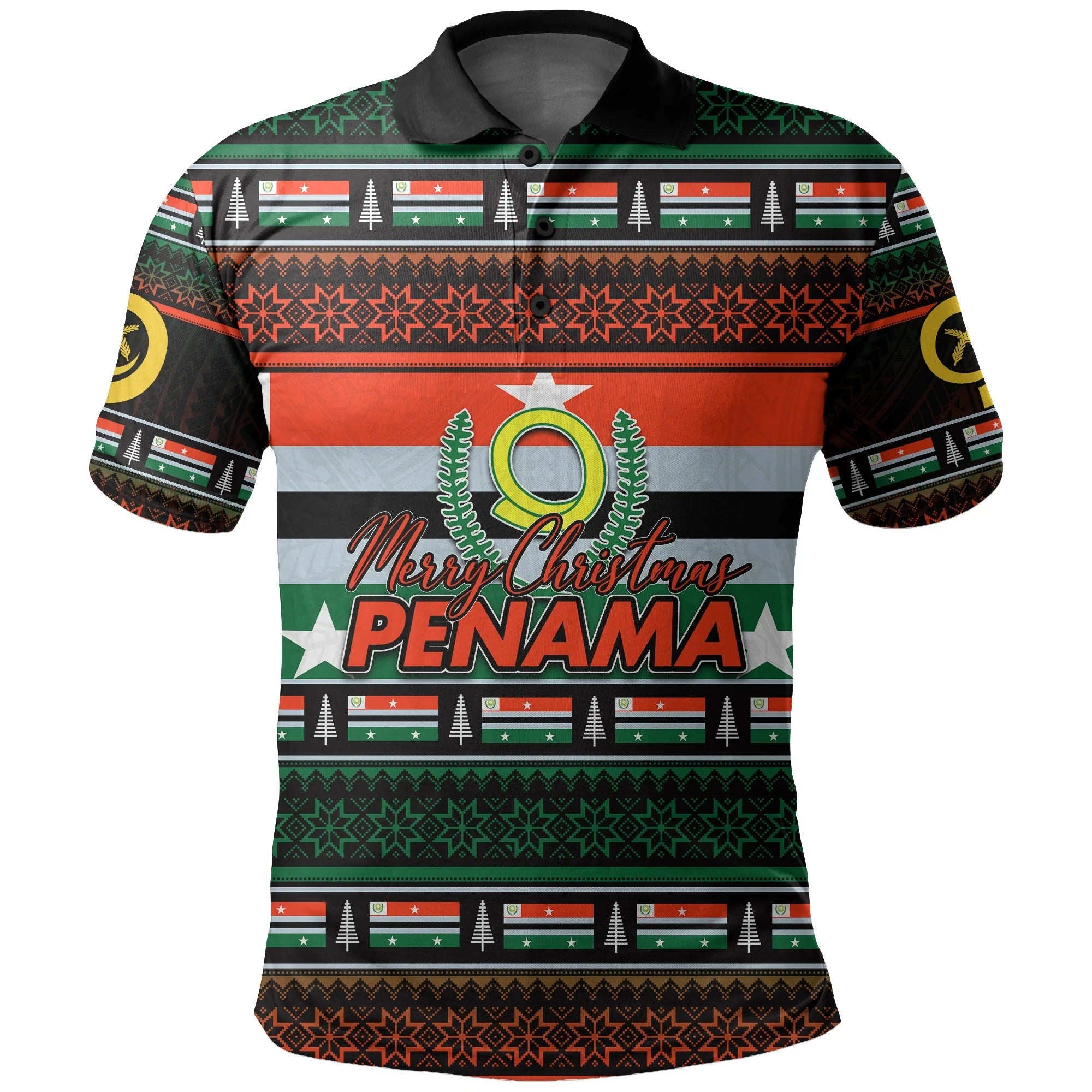 Penama Province Polo Shirt Of Vanuatu Christmas