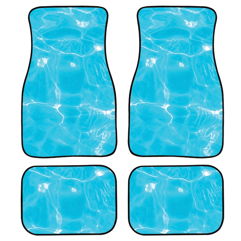 Pool Water Surface Print Front And Back Car Floor Mats/ Front Car Mat