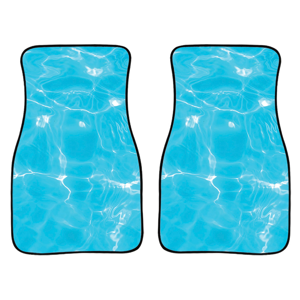 Pool Water Surface Print Front And Back Car Floor Mats/ Front Car Mat