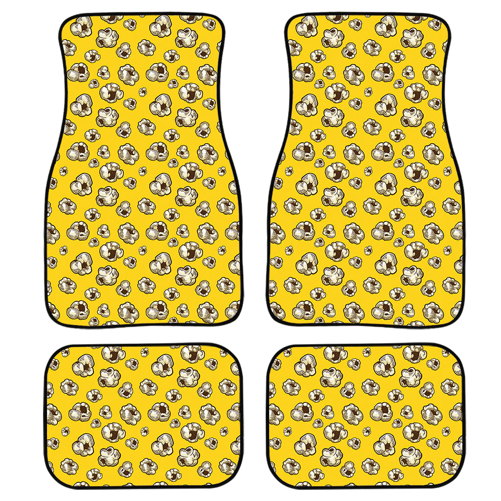 Popcorn Pattern Print Front And Back Car Floor Mats/ Front Car Mat
