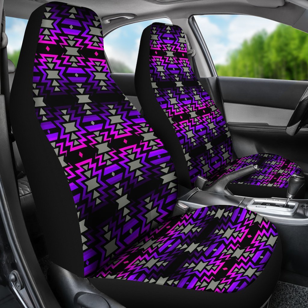 Purple Aztec Native American Universal Fit Car Seat Covers