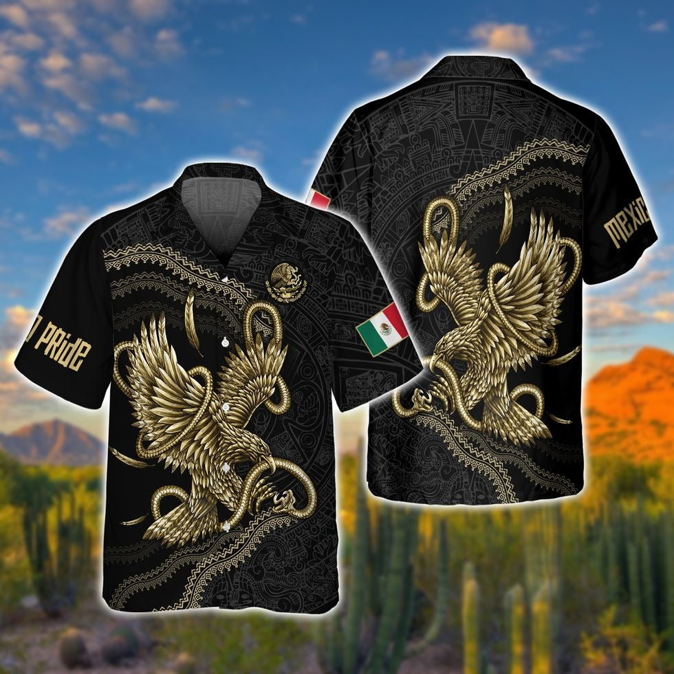Mexico Hawaiian Shirt/ 3D All Over Printed Mexican Aloha Hawaiian Beach Shirts For Men And Women