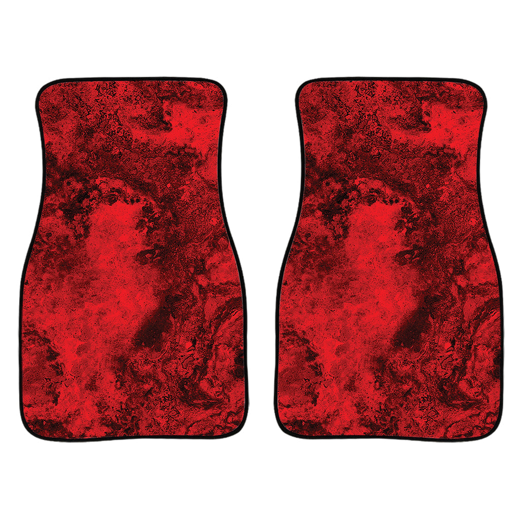 Red Blood Print Front And Back Car Floor Mats/ Front Car Mat