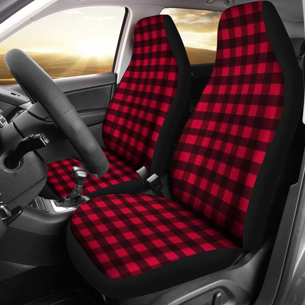 Red Buffalo Plaid Universal Fit Car Seat Covers