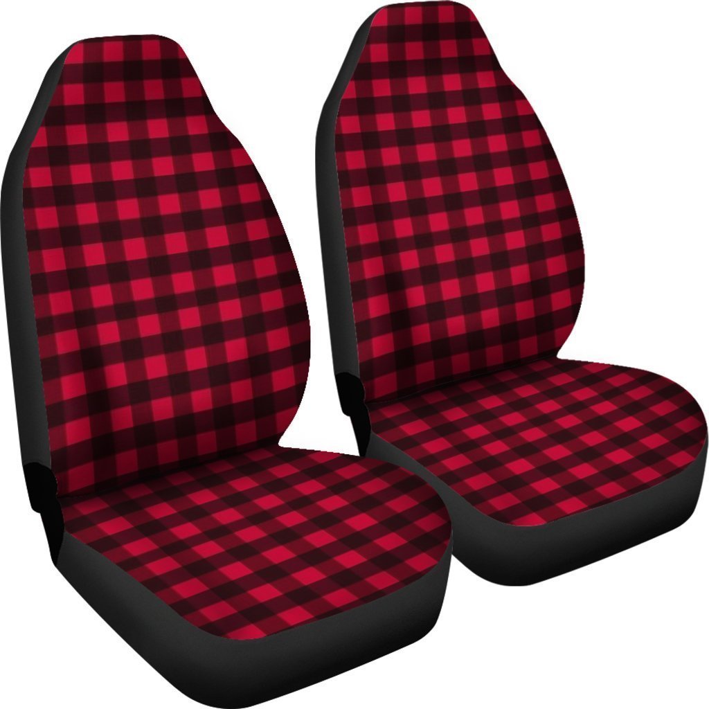 Red Buffalo Plaid Universal Fit Car Seat Covers