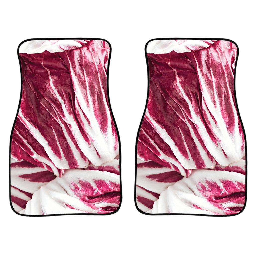 Red Cabbage Leaves Print Front And Back Car Floor Mats/ Front Car Mat