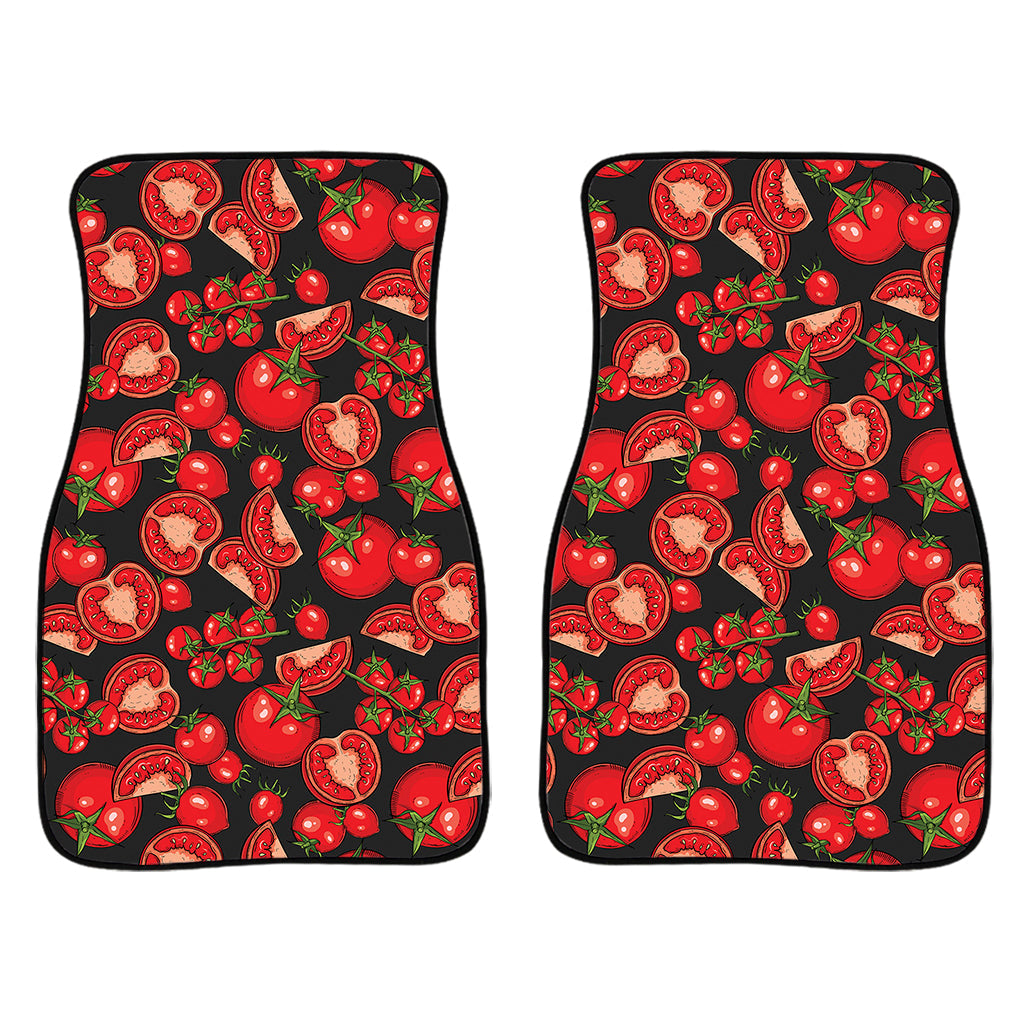 Red Ripe Tomatoes Pattern Print Front And Back Car Floor Mats/ Front Car Mat