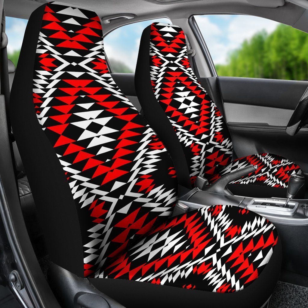 Red Taos Native American Universal Fit Car Seat Covers
