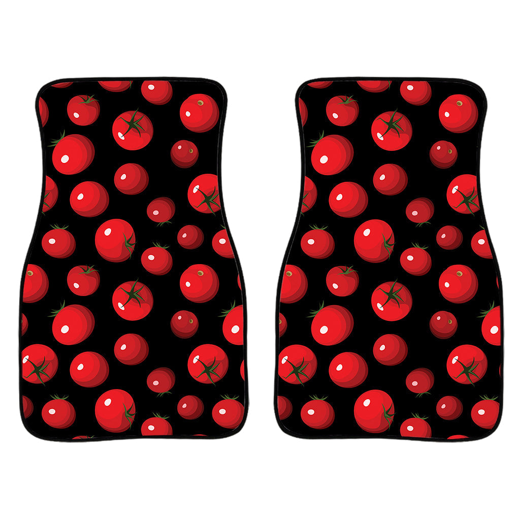 Red Tomato Pattern Print Front And Back Car Floor Mats/ Front Car Mat