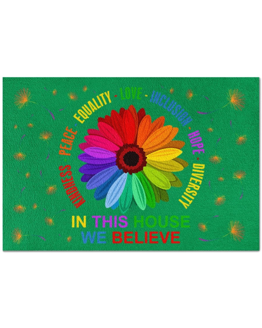 Pride Door Mat Equality Love Doormat/ Gift For Equality Person/ Pride Gift For Gay/ Decor Gift Lesbian