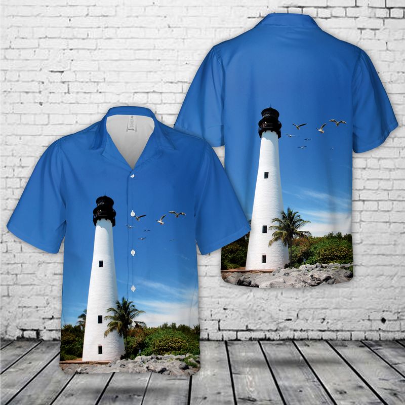 Cape Florida Lighthouse/ Key Biscayne/ Florida Hawaiian Shirt