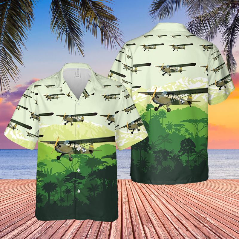 US Army Aeronca L-3 Hawaiian Shirt