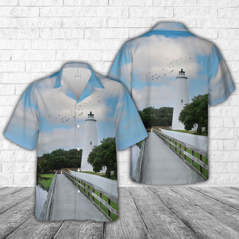 Ocracoke Island/ NC Lighthouse Hawaiian Shirt