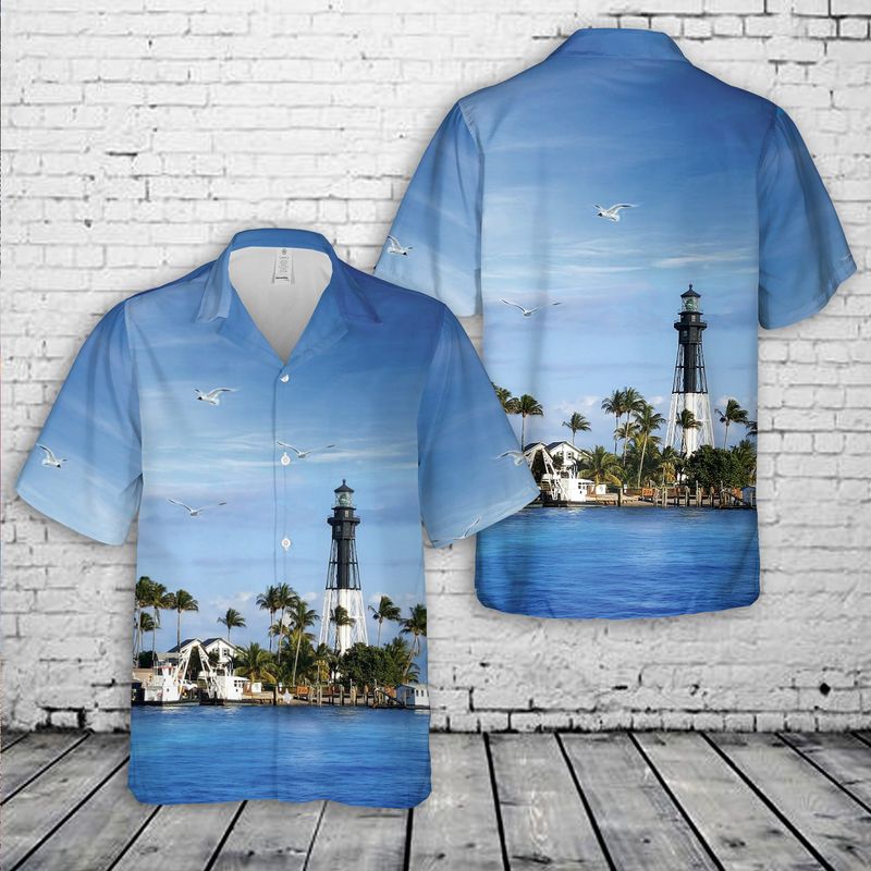 Hillsboro Inlet Florida Lighthouse Hawaiian Shirt
