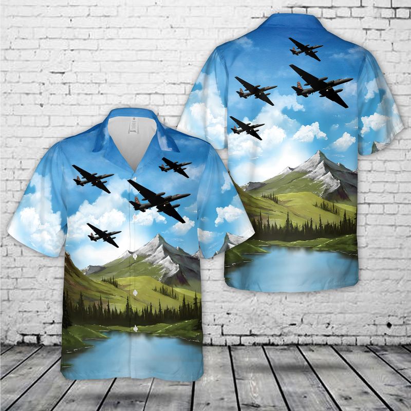 US Air Force 5th Reconnaissance Squadron Lockheed U-2 Hawaiian Shirt
